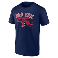 T-shirt bleu marine pour homme avec imprimé Boston Red Sox Hometown