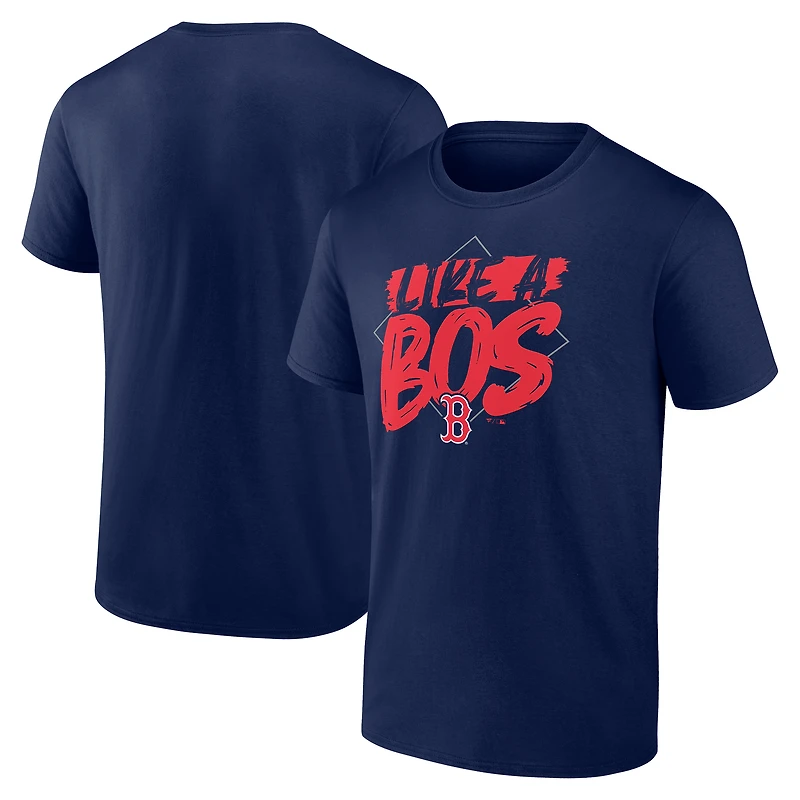Men's Navy Boston Red Sox Like a BOS T-Shirt