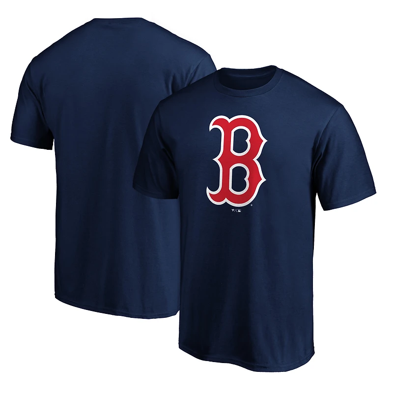 Men's Charcoal Boston Red Sox Official Logo T-Shirt