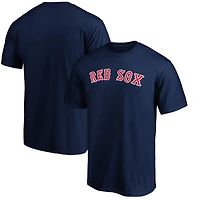 Men's  Navy Boston Red Sox Official Wordmark T-Shirt