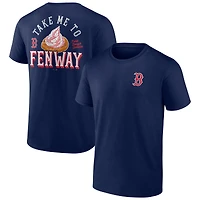 T-shirt bleu marine pour homme « Emmène-moi à Fenway » des Red Sox de Boston