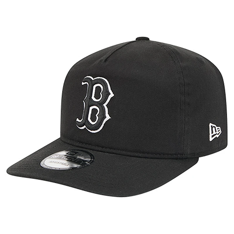 Casquette ajustable New Era 19TWENTY noire/blanche pour homme, Boston Red Sox