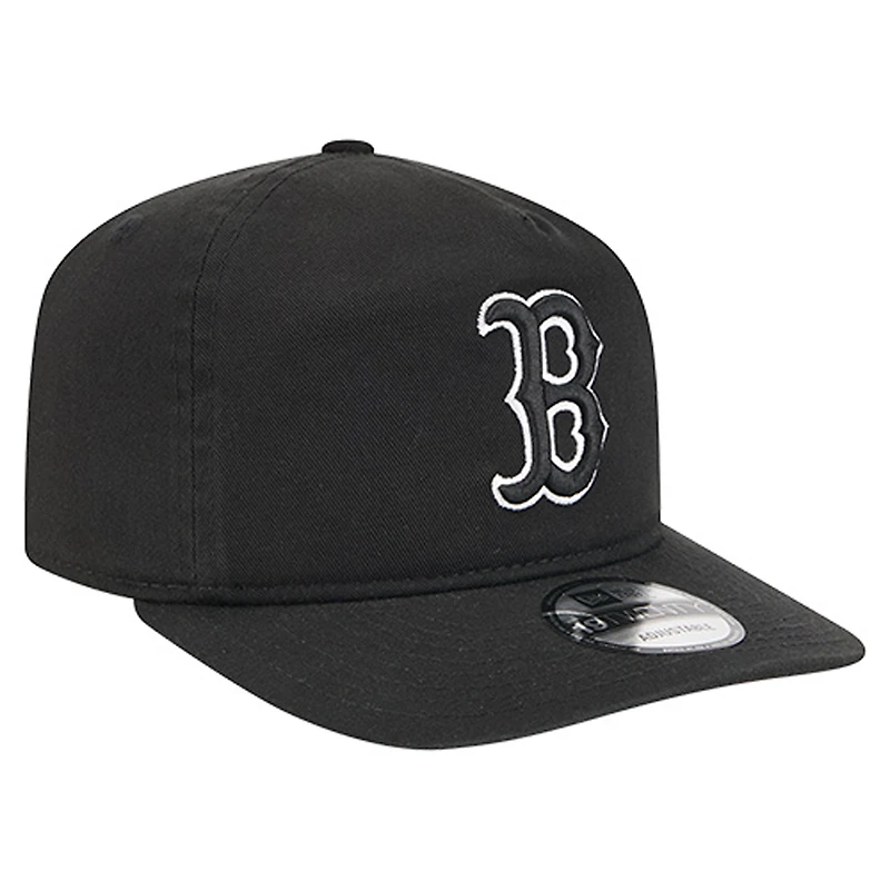 Casquette ajustable New Era 19TWENTY noire/blanche pour homme, Boston Red Sox