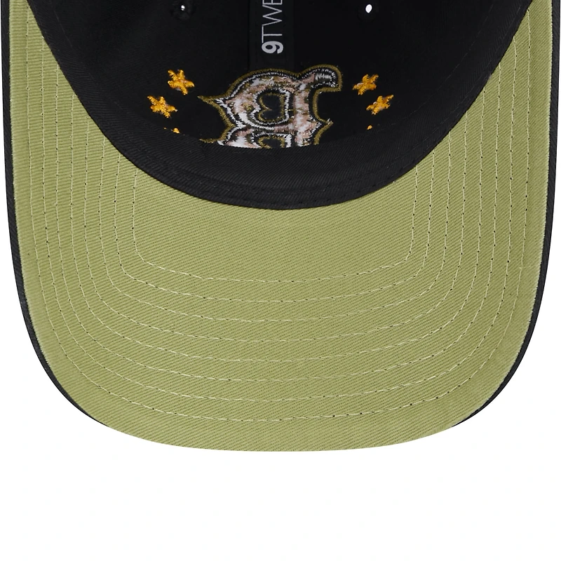 Men's New Era Black Boston Red Sox 2024 Armed Forces Day 9TWENTY Adjustable Hat