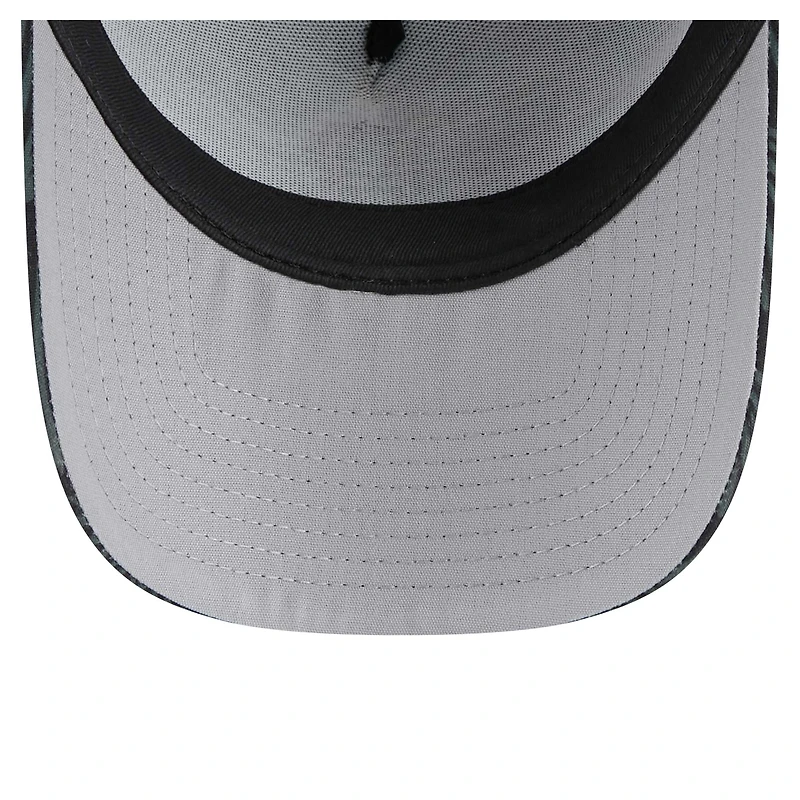 Men's New Era  Black Boston Red Sox 9FORTY A-Frame Trucker Adjustable Hat