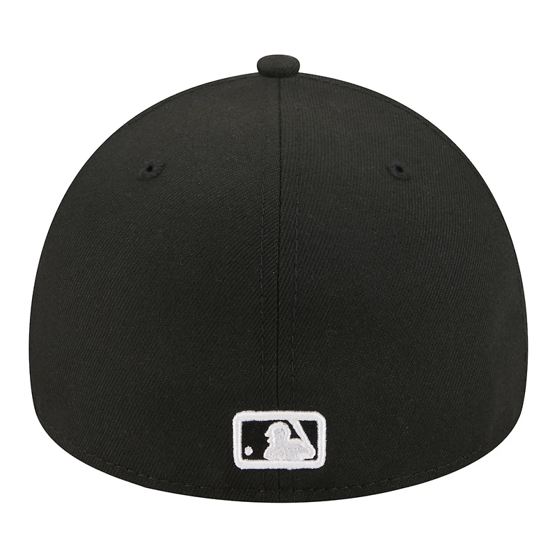 Men's New Era Black Boston Red Sox A-Frame 59FORTY Fitted Hat