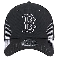 Casquette flexible Active Dash Mark 39THIRTY des Red Sox de Boston New Era pour hommes, noire