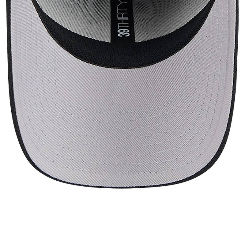 Casquette flexible Active Dash Mark 39THIRTY des Red Sox de Boston New Era pour hommes, noire