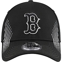 Casquette flexible Active Dash Mark 39THIRTY des Red Sox de Boston New Era pour hommes, noire