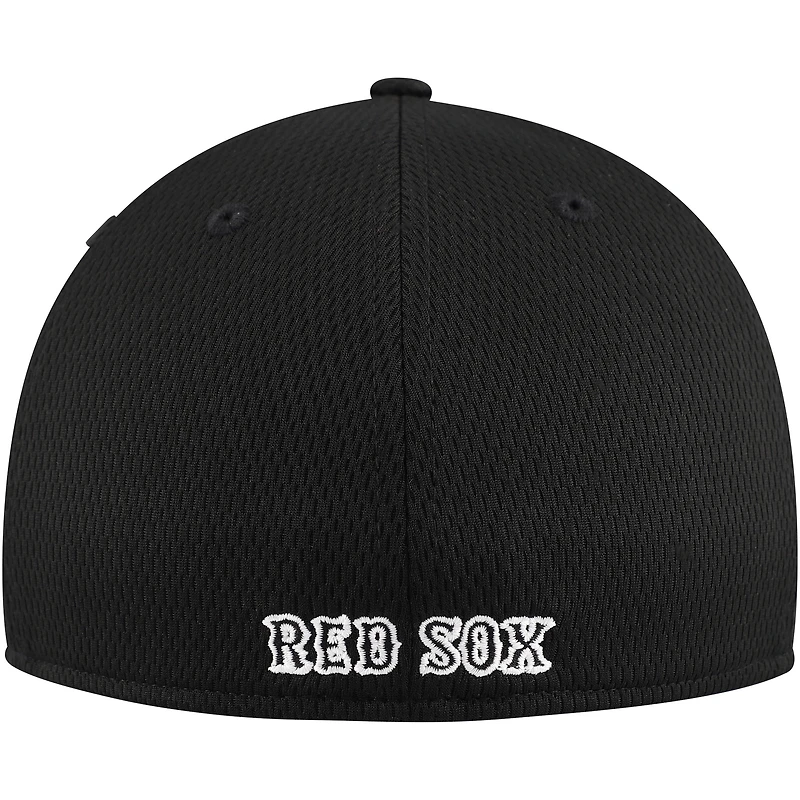 Casquette flexible Active Dash Mark 39THIRTY des Red Sox de Boston New Era pour hommes, noire