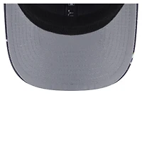 Men's New Era Black Boston Red Sox Adventure Drinks Pattern 9SEVENTY Stretch-Snap Hat