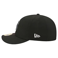 Men's New Era Black Boston Red Sox Americana Bald Eagle Pre-Curved 59FIFTY Fitted Hat
