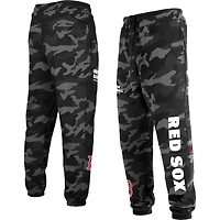 Pantalon de jogging à motif camouflage Boston Red Sox New Era pour homme, noir