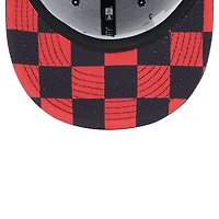 Casquette ajustée 59FIFTY sous-visière à carreaux noire Boston Red Sox New Era pour homme