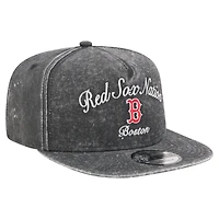 Men's New Era Black Boston Red Sox City Slogan A-Frame 9FIFTY Snapback Hat
