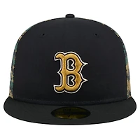 Casquette ajustée 59FIFTY Digi Camo Boston Red Sox noire New Era pour homme