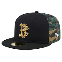 Men's New Era Black Boston Red Sox Digi Camo 59FIFTY Fitted Hat