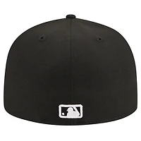 Casquette ajustée 59FIFTY noire avec logo des Red Sox de Boston New Era pour hommes