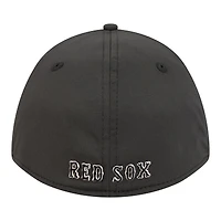 Casquette New Era noire Boston Red Sox métallisée 39THIRTY M-Crown Flex pour homme