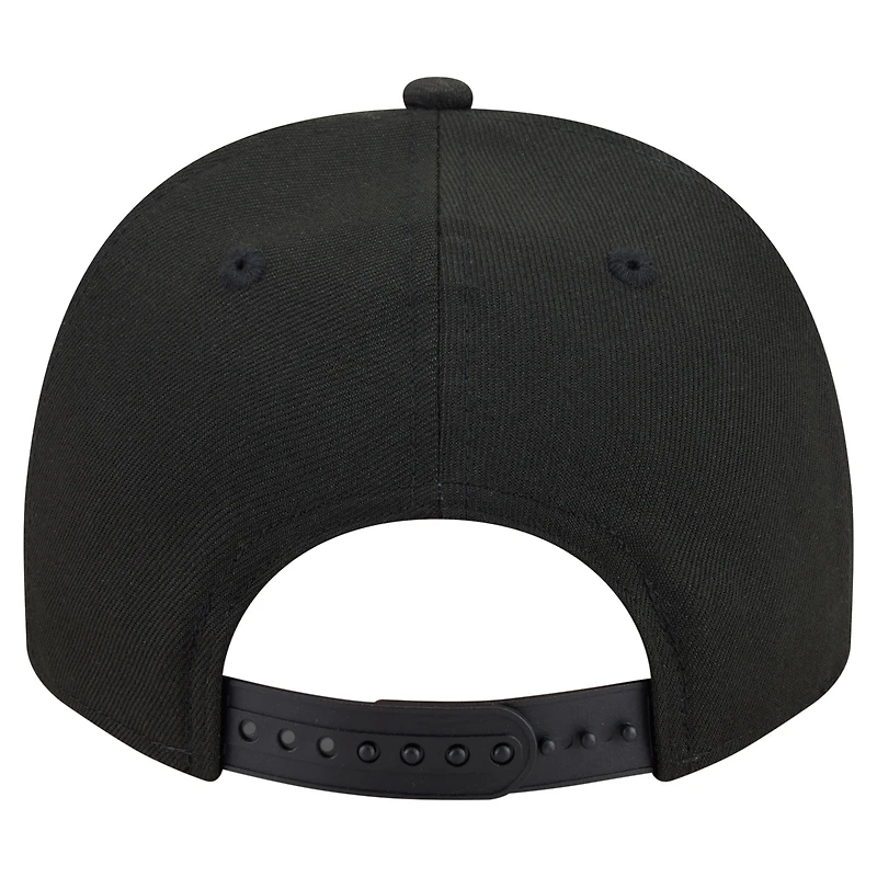 Men's New Era  Black Boston Red Sox Motion A-Frame 9FIFTY Snapback Hat