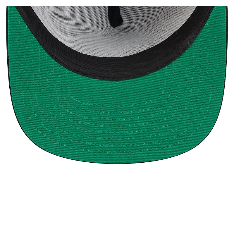 Men's New Era  Black Boston Red Sox Ring A-Frame 9FIFTY Snapback Hat