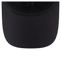 Casquette ajustable classique décontractée New Era noire en tissu Ripstop des Red Sox de Boston pour homme