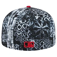 Men's New Era Black Boston Red Sox Sands 59FIFTY Fitted Hat