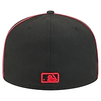 Men's New Era Black Boston Red Sox Soutache 59FIFTY Fitted Hat