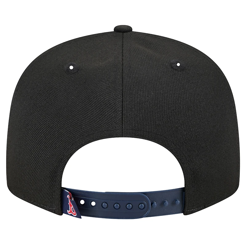 Casquette snapback 9FIFTY Boston Red Sox Splatter noire New Era pour homme