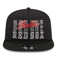 Casquette 9FIFTY Snapback Trucker 9FIFTY Boston Red Sox Street Team noire New Era pour homme