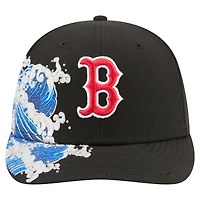 Men's New Era  Black Boston Red Sox Surf 59FIFTY Fitted Hat