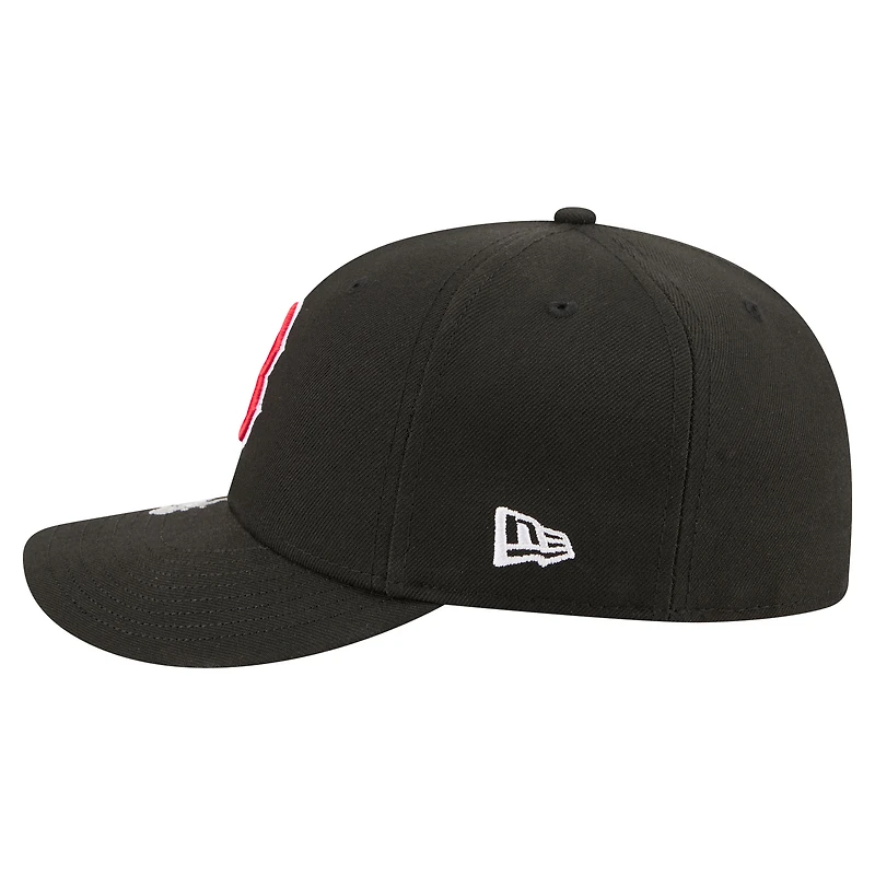 Men's New Era  Black Boston Red Sox Surf 59FIFTY Fitted Hat