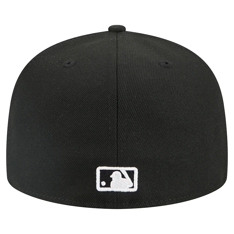 Men's New Era Black Boston Red Sox Tri-Hit 59FIFTY Fitted Hat