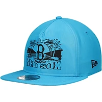 Casquette Snapback New Era pour homme, bleu, Boston Red Sox Neon Golfer