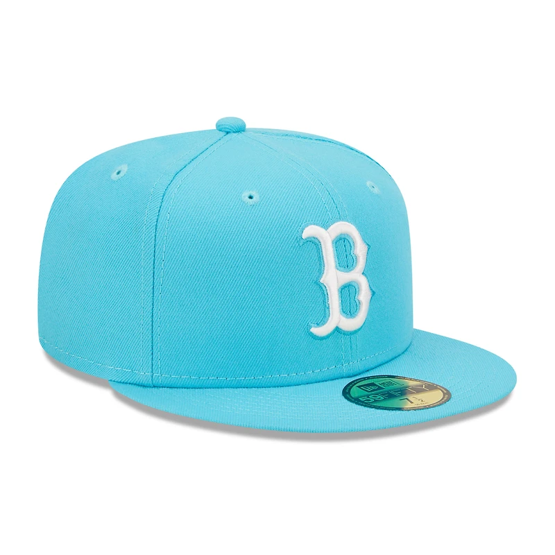 Casquette ajustée 59FIFTY avec logo Vice Highlighter Boston Red Sox New Era pour homme, bleu