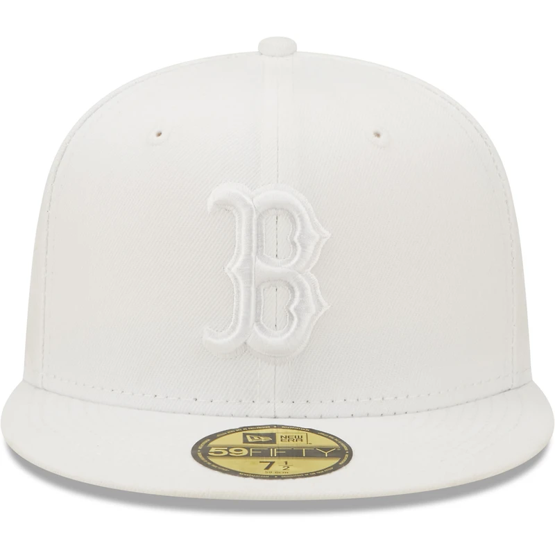 Men's New Era Boston Red Sox White on 59FIFTY Fitted Hat