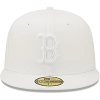 Men's New Era Boston Red Sox White on 59FIFTY Fitted Hat