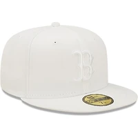 Men's New Era Boston Red Sox White on 59FIFTY Fitted Hat
