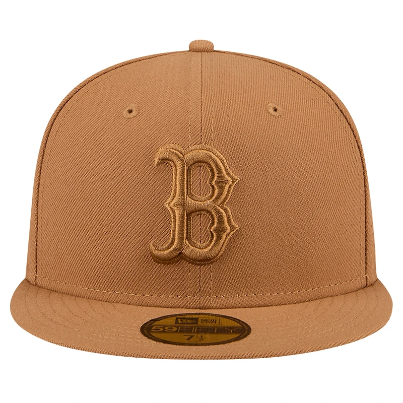 Men's New Era Brown Boston Red Sox Color Pack 59FIFTY Fitted Hat