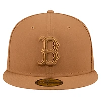 Men's New Era Brown Boston Red Sox Color Pack 59FIFTY Fitted Hat