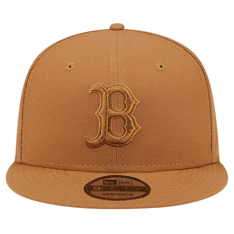 Casquette Snapback 9FIFTY New Era pour hommes des Red Sox de Boston marron