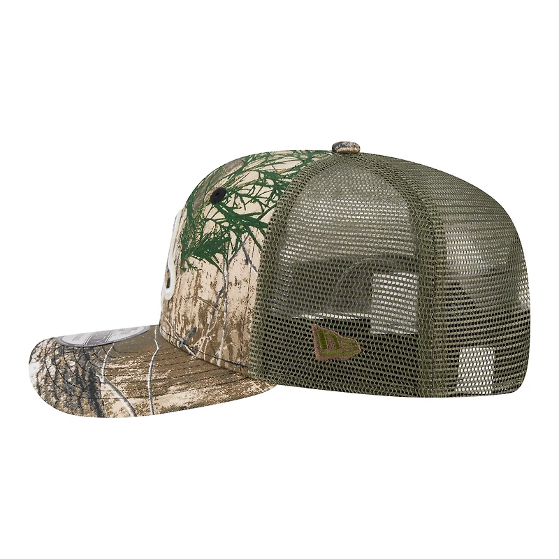Men's New Era Camo Boston Red Sox Realtree 9SEVENTY Adjustable Hat