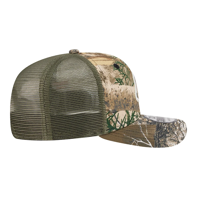 Men's New Era Camo Boston Red Sox Realtree 9SEVENTY Adjustable Hat