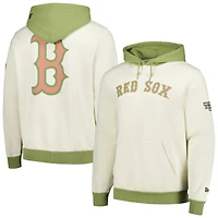 Sweat à capuche Color Pop New Era pour hommes, crème/vert, Boston Red Sox