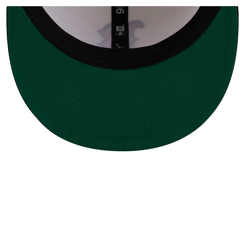 Men's New Era Cream/Navy Boston Red Sox Localized 9FIFTY Snapback Hat