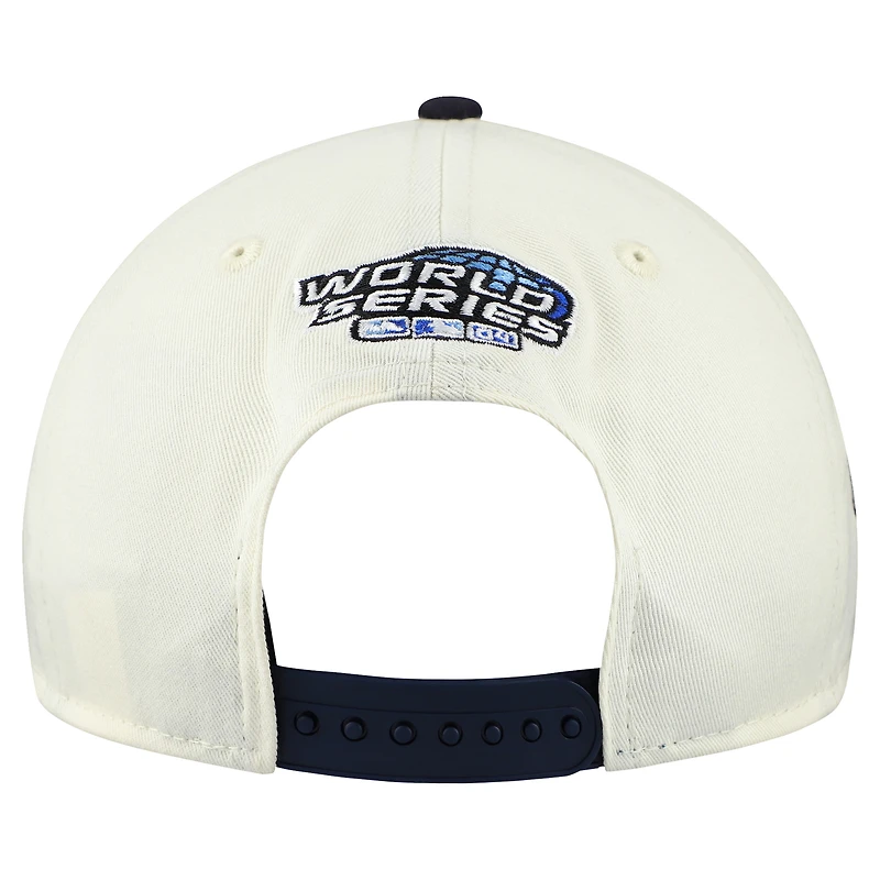 Casquette ajustable New Era 9FORTY M-Crown pour homme, crème/bleu marine, des Boston Red Sox World Series