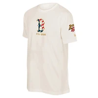 Men's New Era  Cream Boston Red Sox 250th Fourth of July T-Shirt