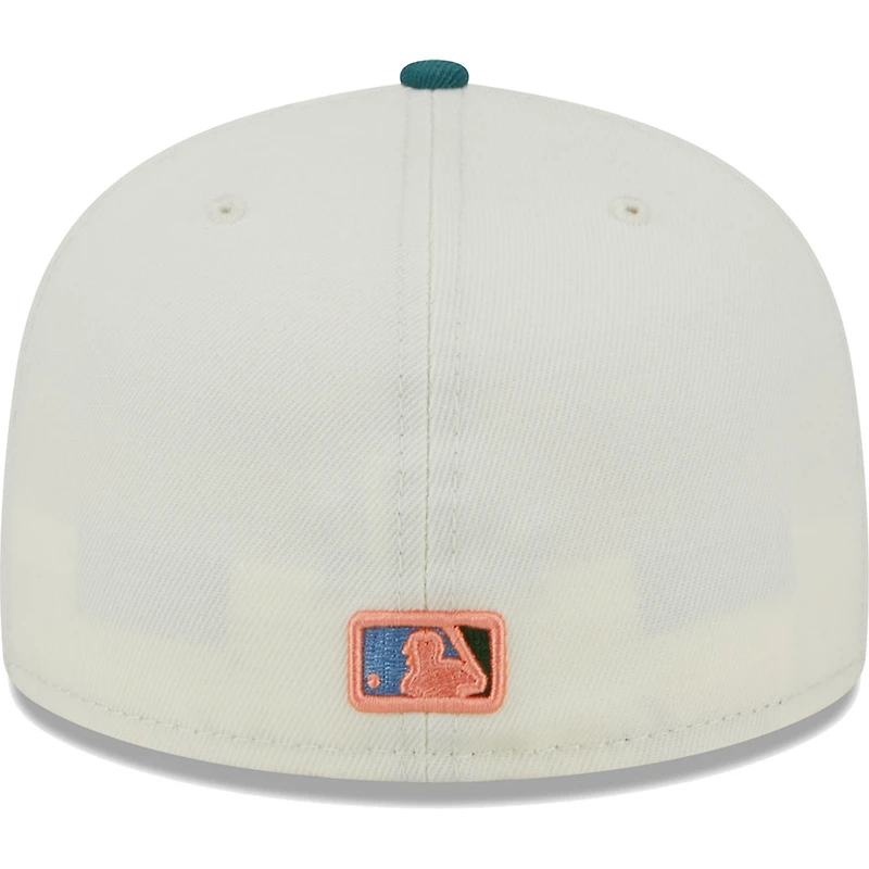 Men's New Era Cream Boston Red Sox Chrome 59FIFTY Fitted Hat