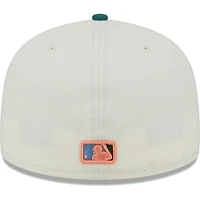 Men's New Era Cream Boston Red Sox Chrome 59FIFTY Fitted Hat