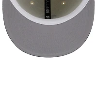 Casquette ajustée New Era 59FIFTY Chrome crème des Boston Red Sox pour homme